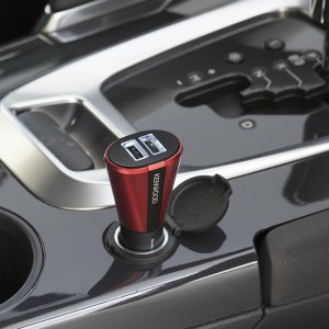 KENWOOD Stylish Cigar Socket Charger Silver CAX-CH10-R KENWOOD Stylish Cigar Socket Charger Silver CAX-CH10-R