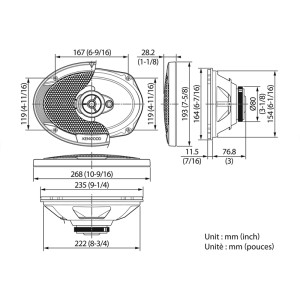 Kenwood KFC-S6966 3-Way Car Speakers Kenwood KFC-S6966 3-Way Car Speakers