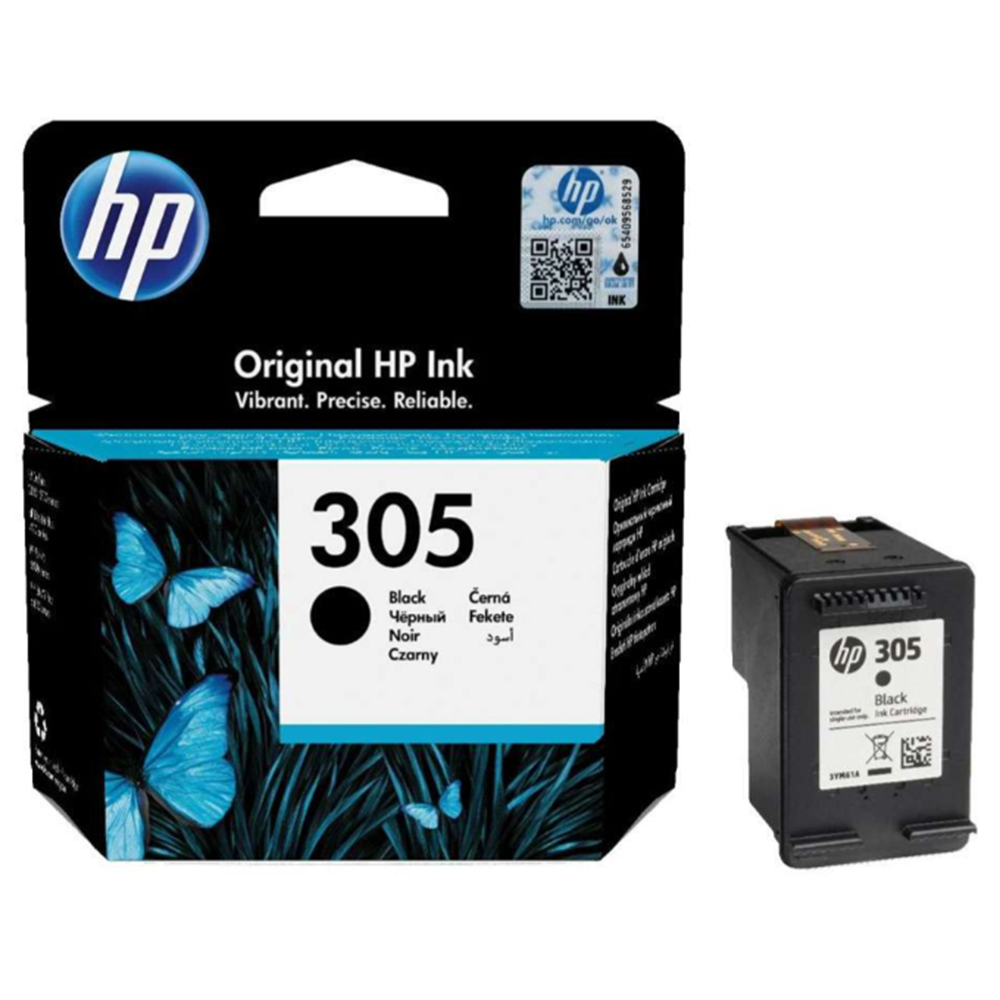 HP 305 Original Black Ink Cartridge (3YM61AE)