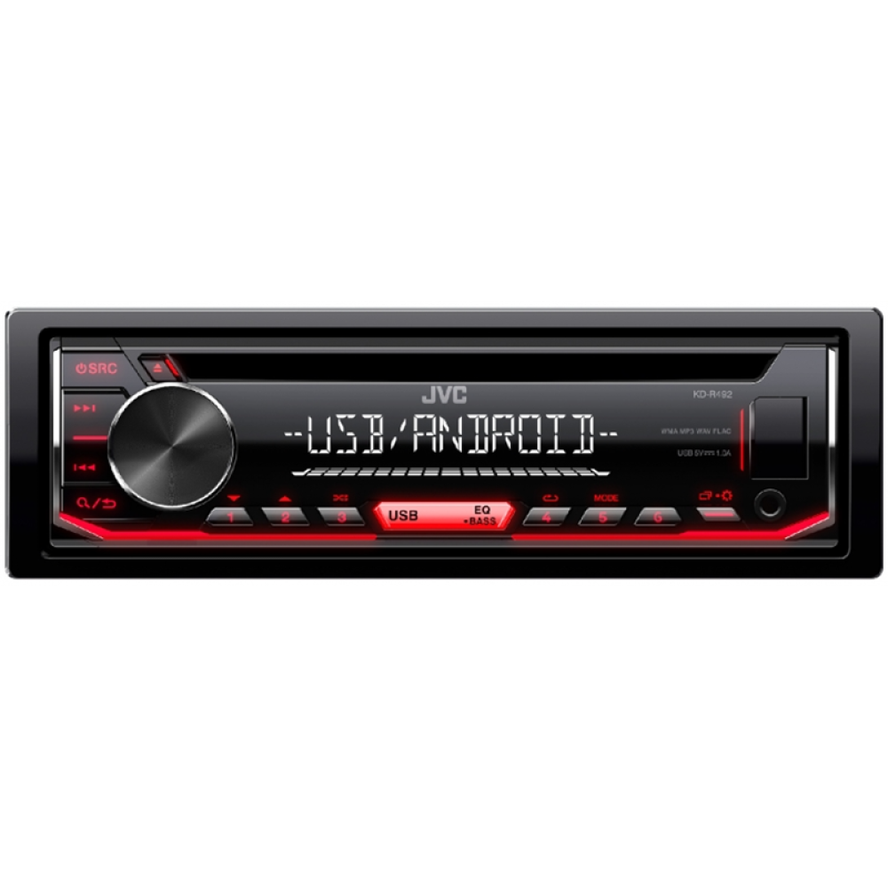 JVC KD-R492M CD Receiver with Front USB/AUX Input